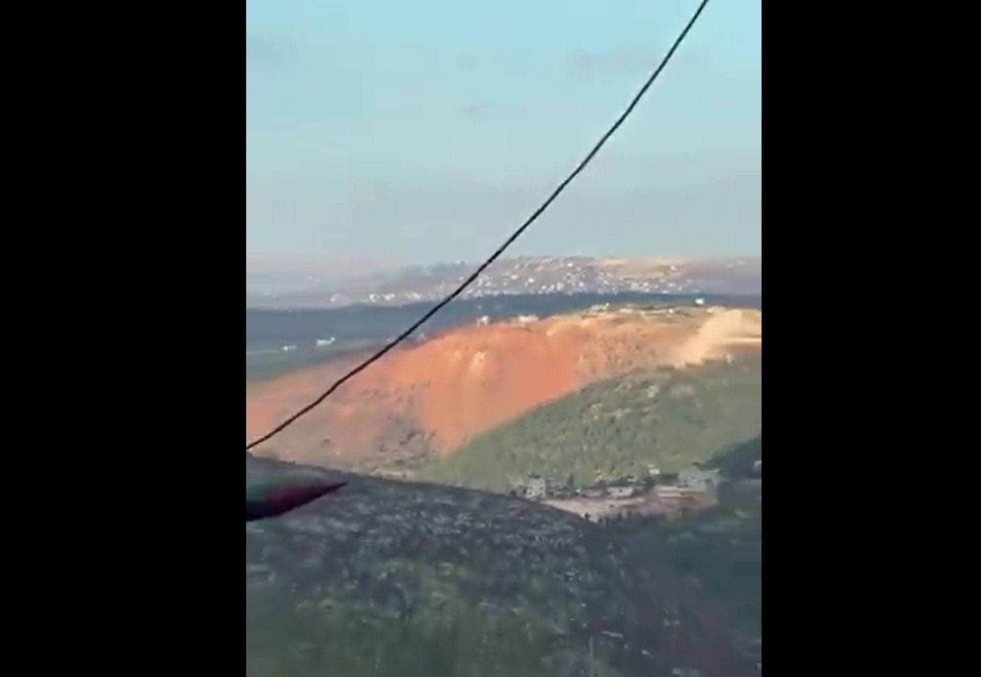 Mount Al-Qantara section collapses after Israeli strikes