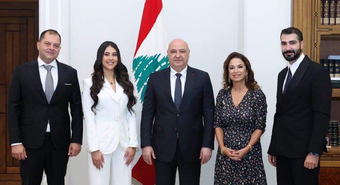Lebanon's Miss in Babda  
Aoun Praises Her Message