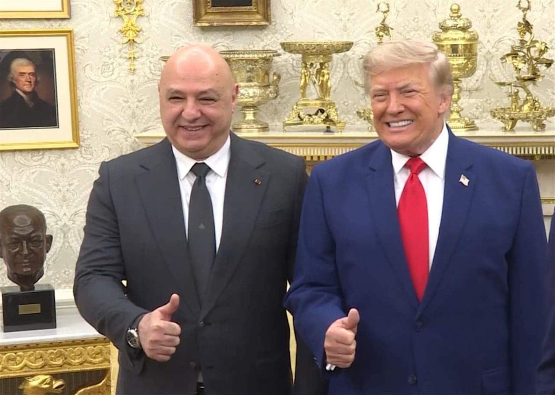 عون يتلقى تطمينات من ترامب
