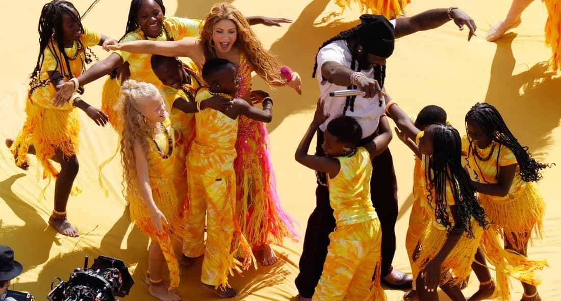 World Cup Final's First Artistic Show