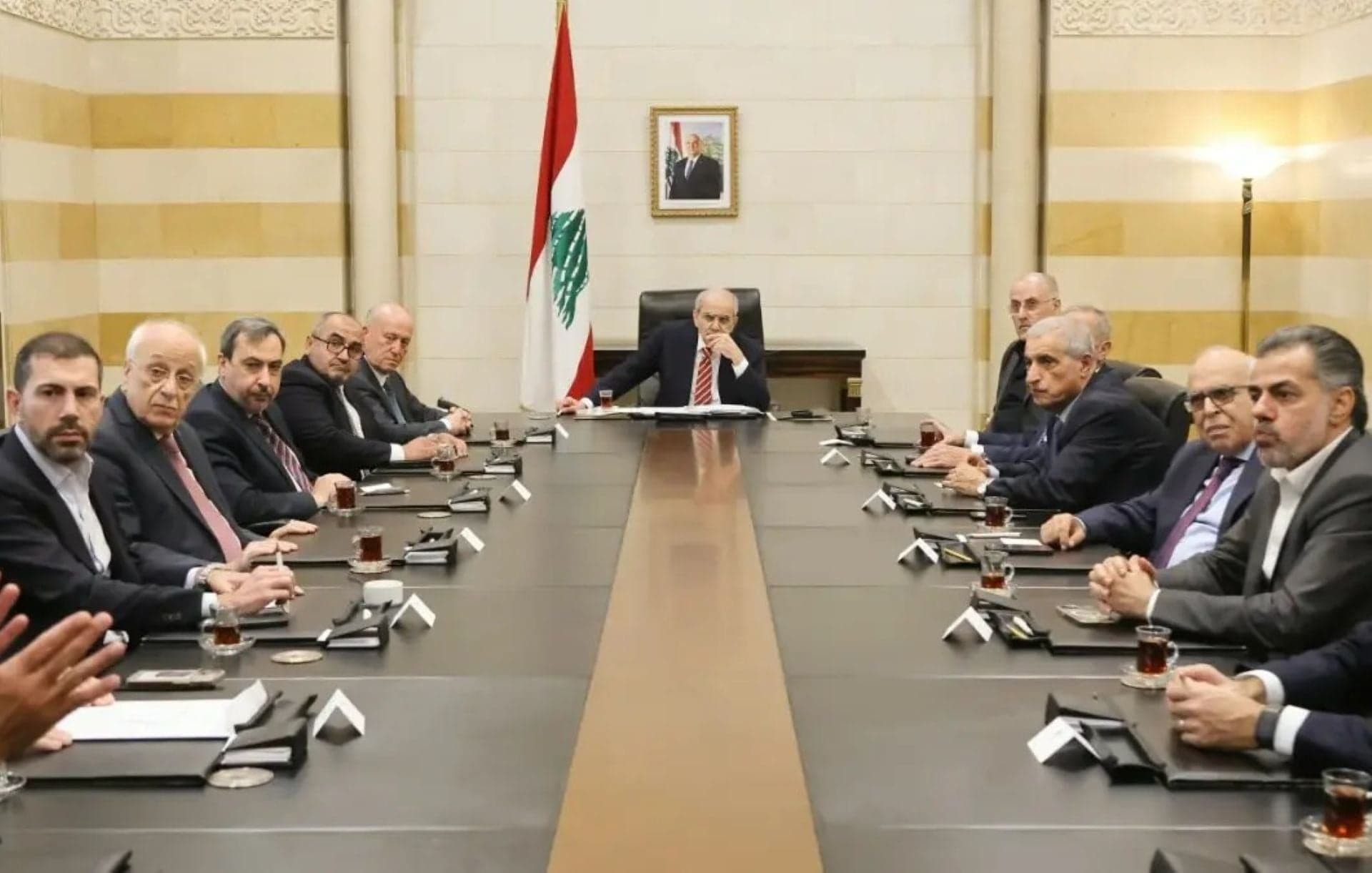 مناقشة قانون العفو مع النواب السنّة