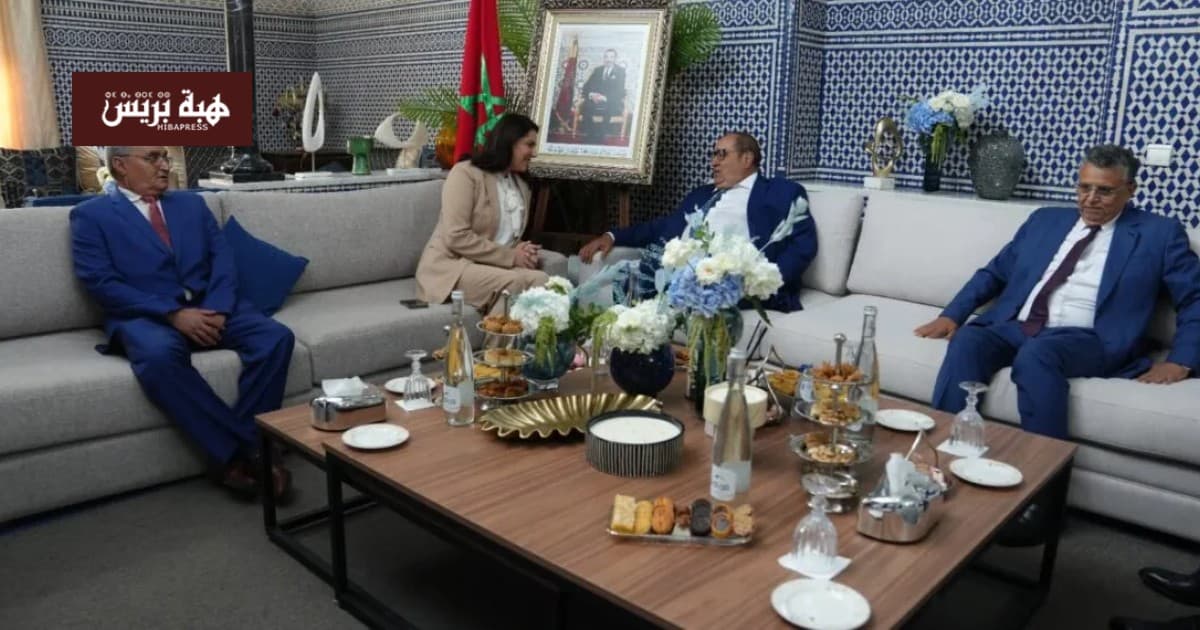 إدريس لشكر يلتقي المنصوري لمشاورات تشكيل الحكومة