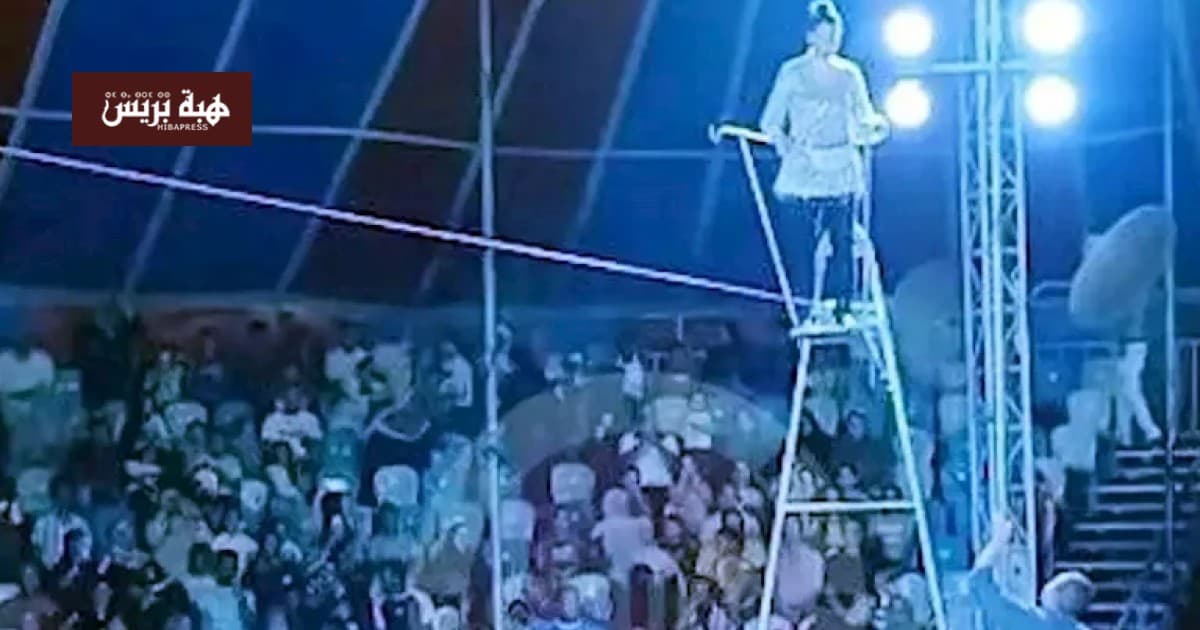 مصر.. إصابة لاعبة سيرك بسقوط مفاجئ
