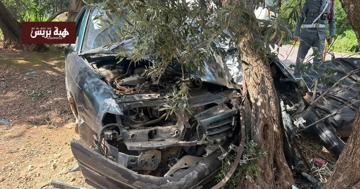 حيث إصابة شخصين في حادث بين مسون وجرسيف