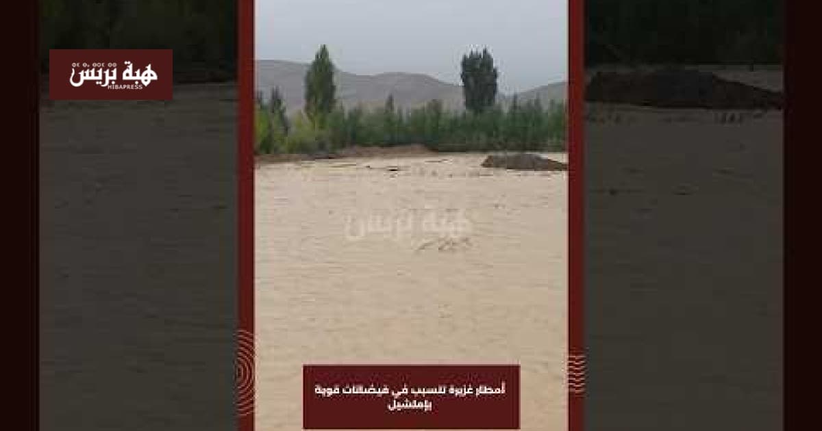 أمطار غزيرة تثير فيضانات في إملشيل