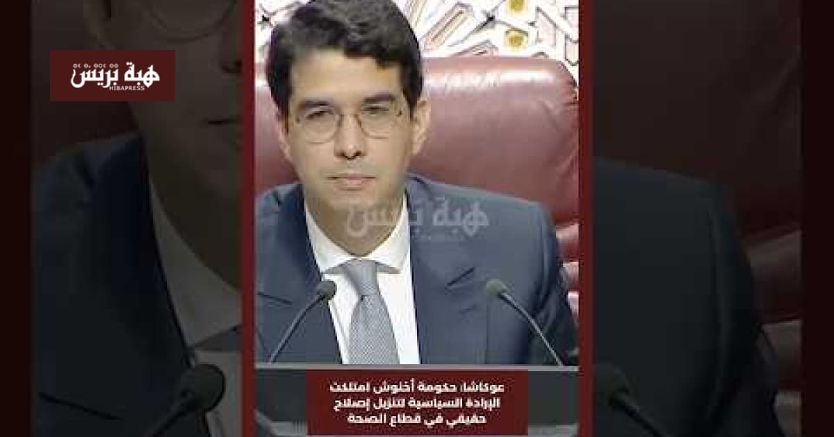عوكاشا: حكومه أخنوش تنفذ إصلاحات صحيه
