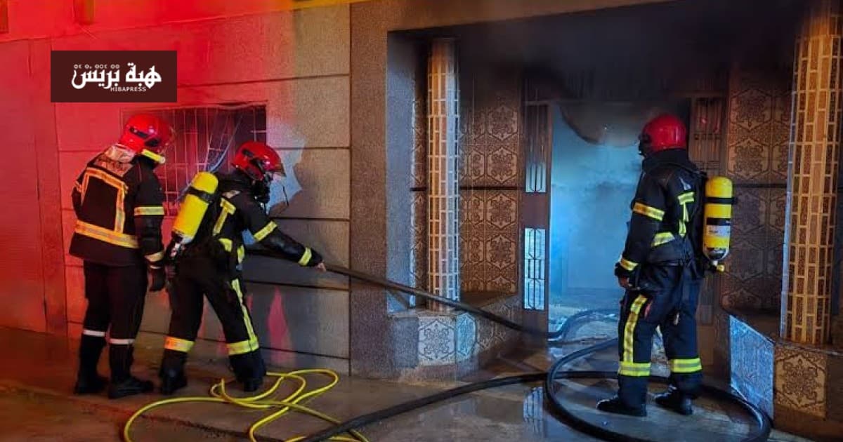 حريق بسيارة في مجمع سكني بطنجة