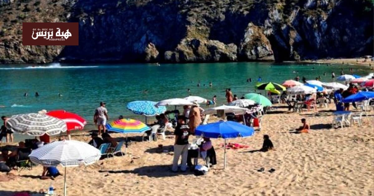 Al Hoceima Kimado Beach Sees Large Crowds on Eid Fourth Day
