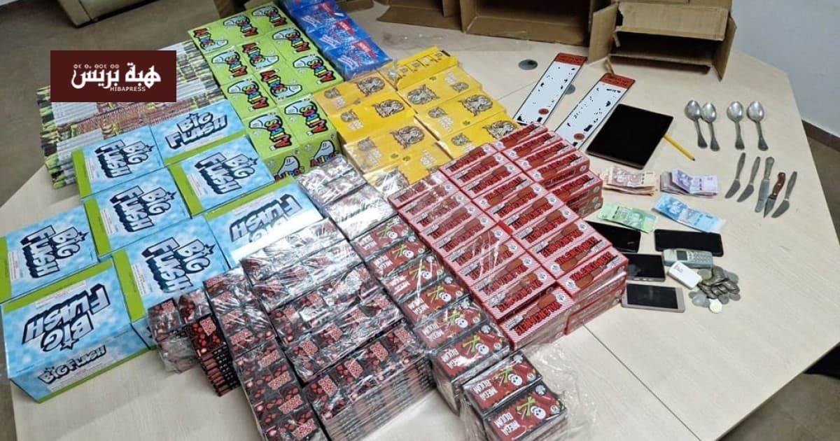 Al-Jadida: 2 Detained, 27,000 Firecrackers Seized