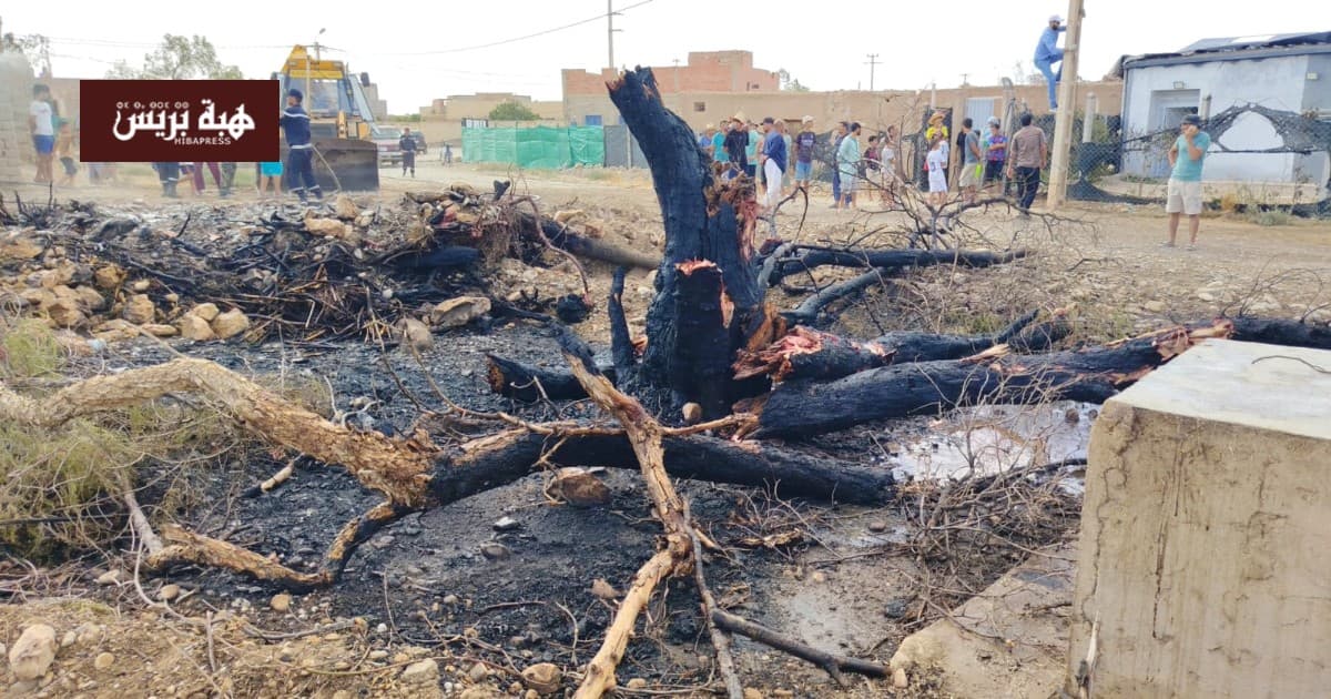 إقليم جرسيف: حريق في دوار بني مساعد يثير استنفار الوقاية المدنية