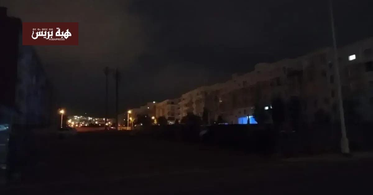 انقطاع إنارة حي المحمدي بأكادير