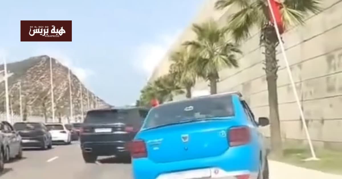 Traffic congestion at Tanger Med Port