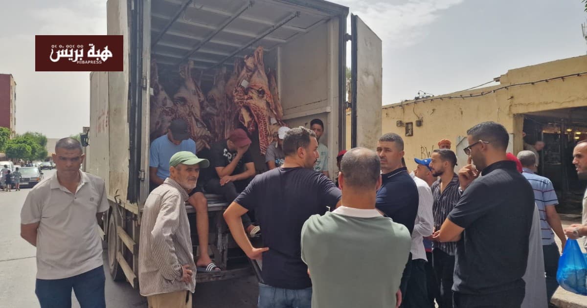 جرسيف جزارون يرفضون استلام لحومات