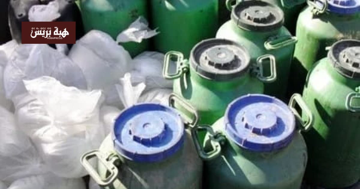 Gendarmerie confisque 16 tonnes de "eau de vie" clandestine