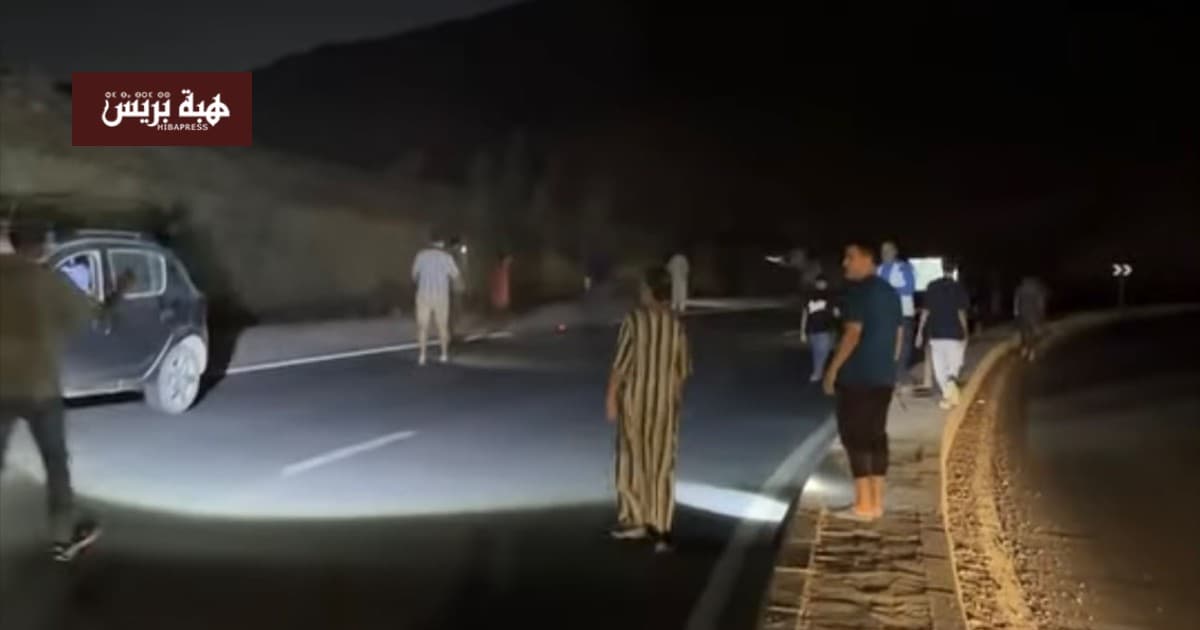 نفوق 15ماعز على الطريق الساحلية بالناظور
