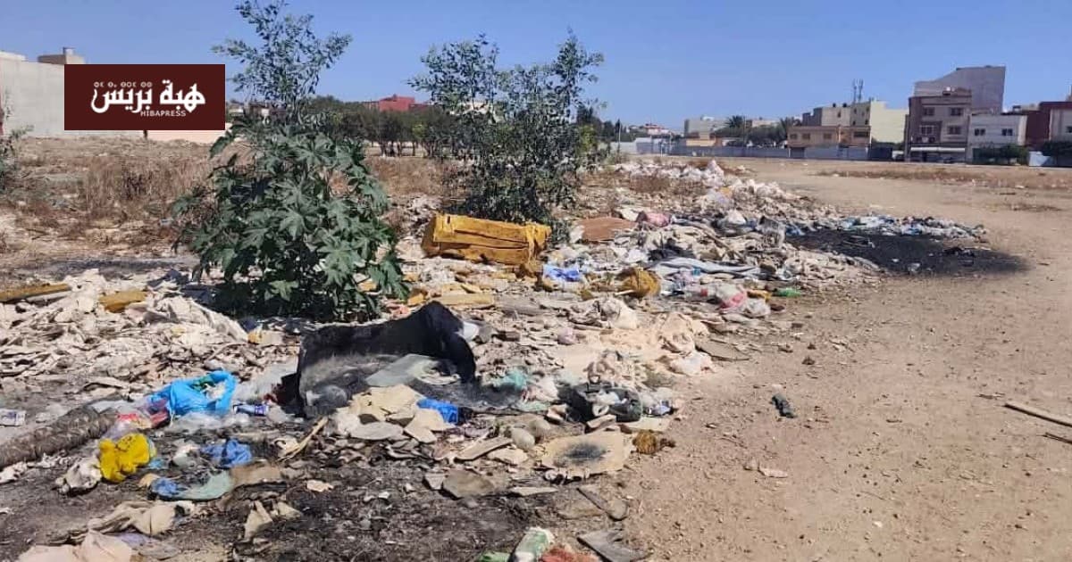 Nador debris floods Oulad Lahsen area