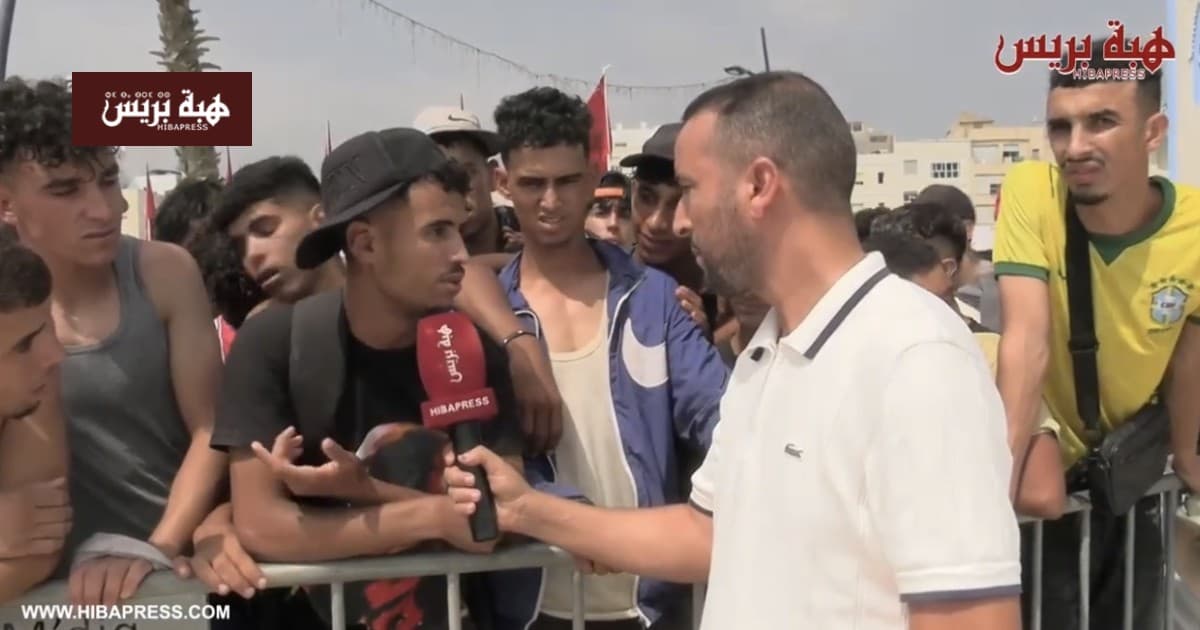 شاب من سبتة يتعرض للقنابل الغازية