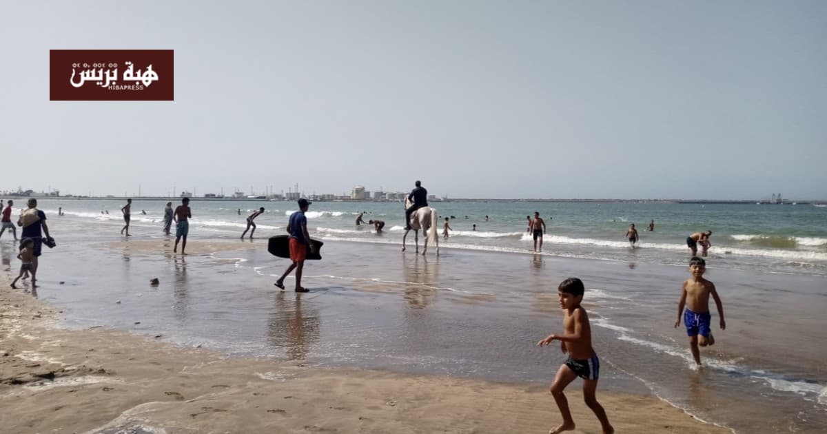 Heat returns to Mohammedia beaches