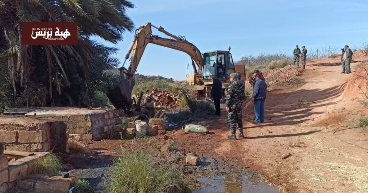 Drak Ouled Abou Confiscates Water Theft Gear