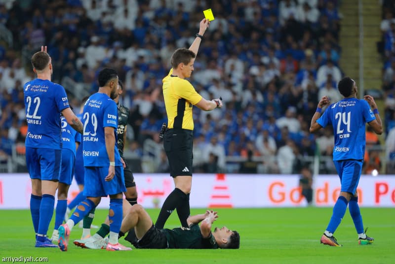 Al Hilal celebration and the final's referee