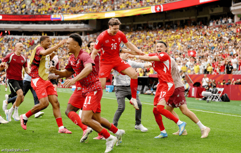سويسرا تصل إلى ربع نهائي كأس العالم بعد 72 عاما