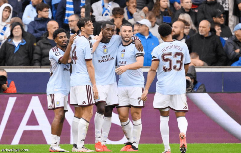 Villa defeats Brugge 3-0