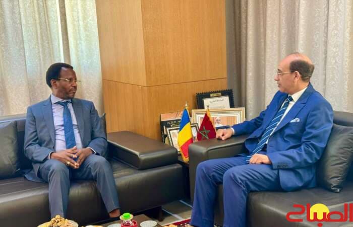 Al-Balawee discusses anti-corruption efforts with Chad's General Inspector of the Independent Anti-Corruption Commission