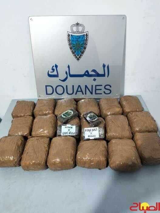 حجز مخدر الحشيش في سبتة