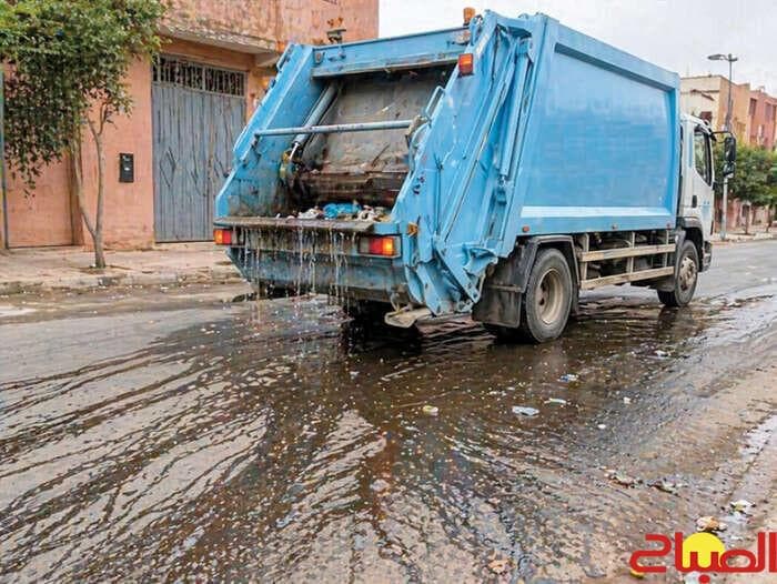 عصارة الأزبال تؤدي إلى حادثين بالبيضاء