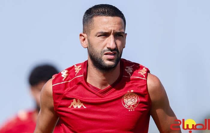 Ziyech resumes Wydad training