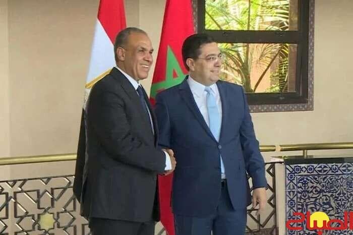 بوريطة يناقش مع المصري تعزيز التعاون