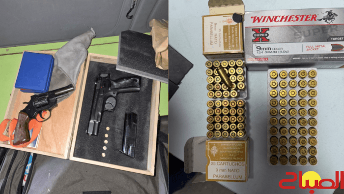Spainards found with pistols at Bab Sètte