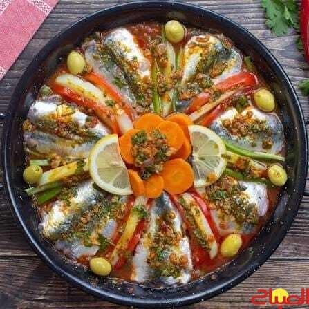 Sardines with Vegetables in the Oven