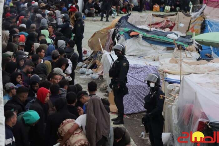 Binetz evacuation after migrant escape