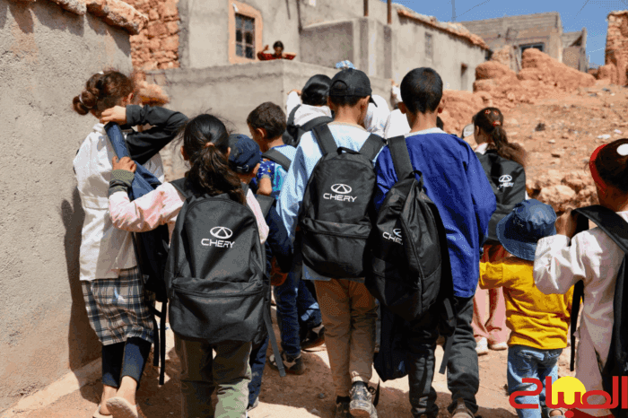 Sherry Al-Maghrib and Bouchra Baybano Provide 230 School Bags