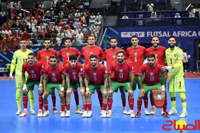 أسود الفوتسال يتأهلون لنهائي كأس إفريقيا