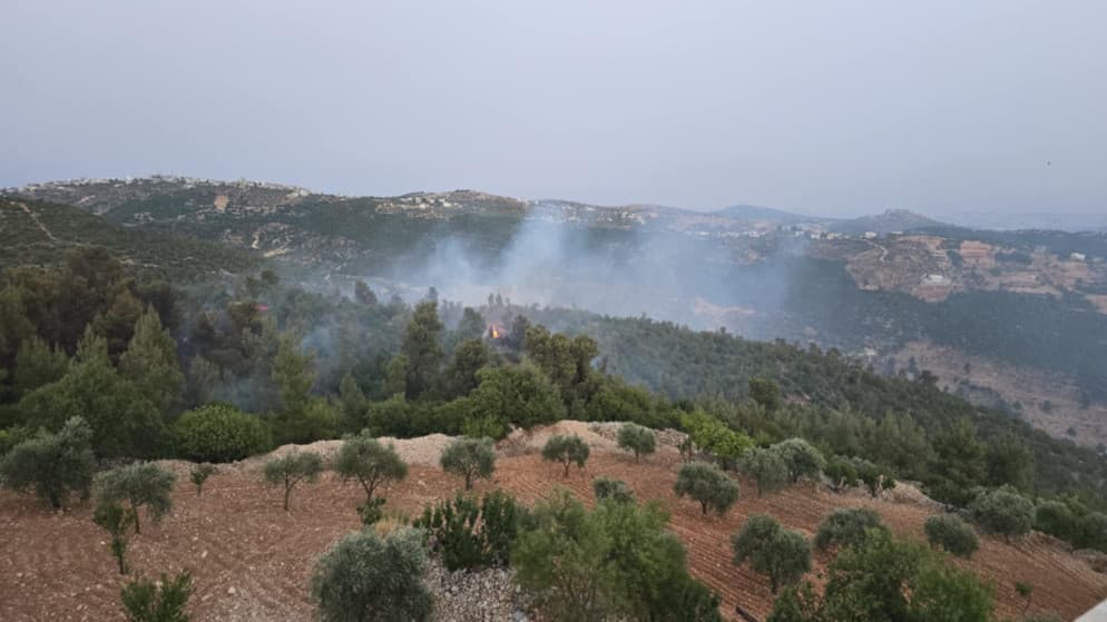 Fire burns 25 dunams in Jerash and Ajloun