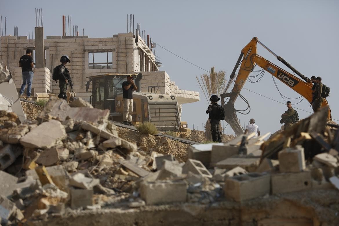 Occupation demolitions in Abdah village