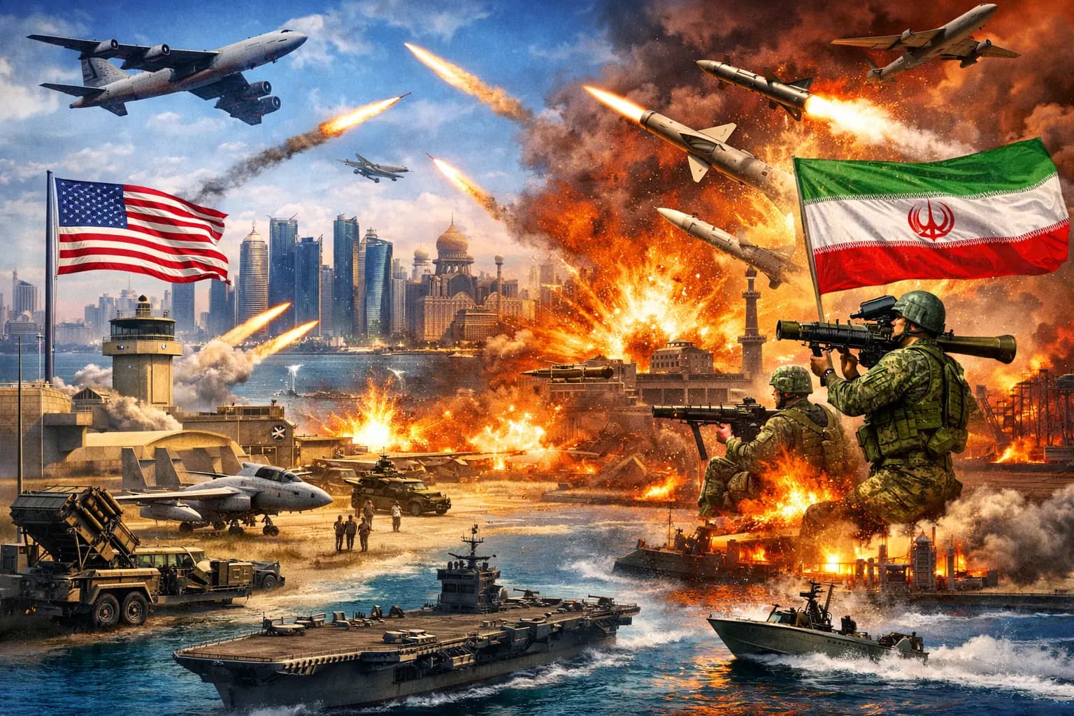 إيران لأمريكا: تذاكر مجانية للجحيم