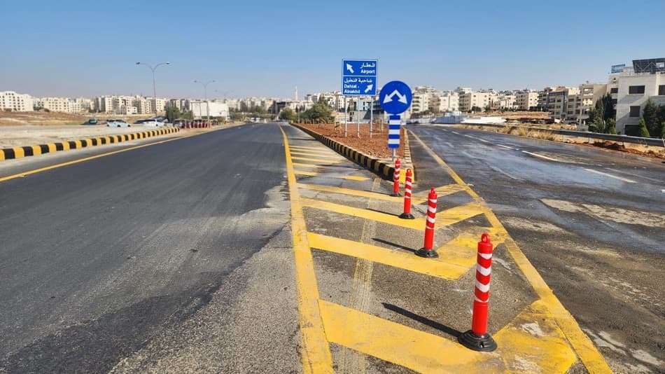 الأشغال تنجز تقاطع المطار والسبيل