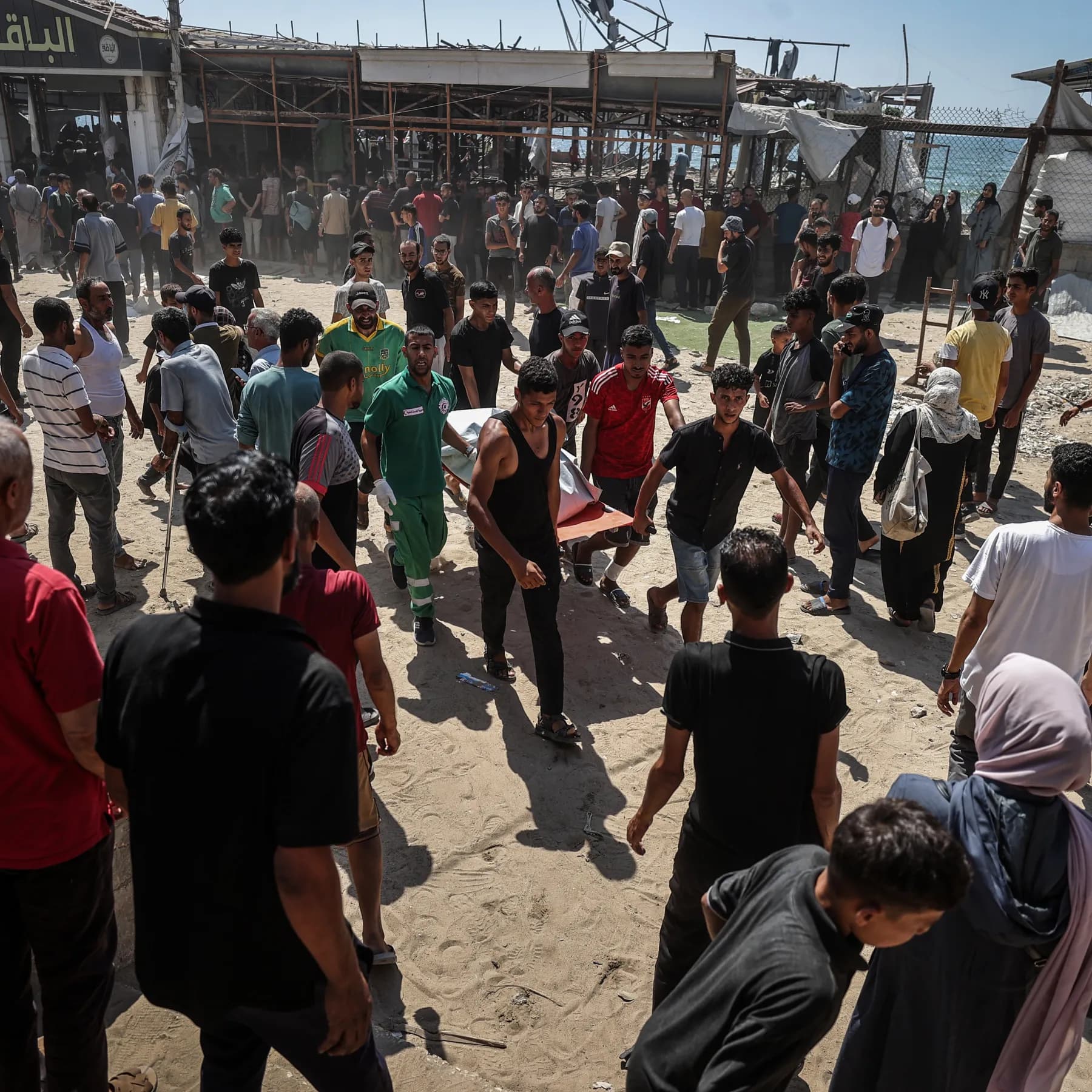 Al-Mina Beach Massacre and Gaza Crisis