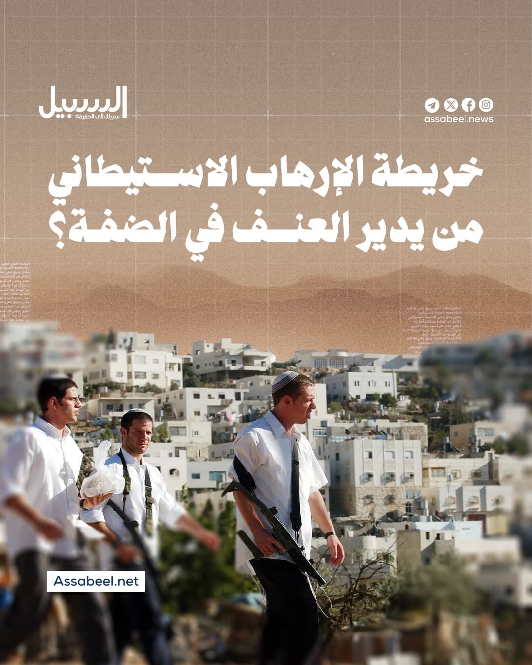 Map of Settler Violence in West Bank