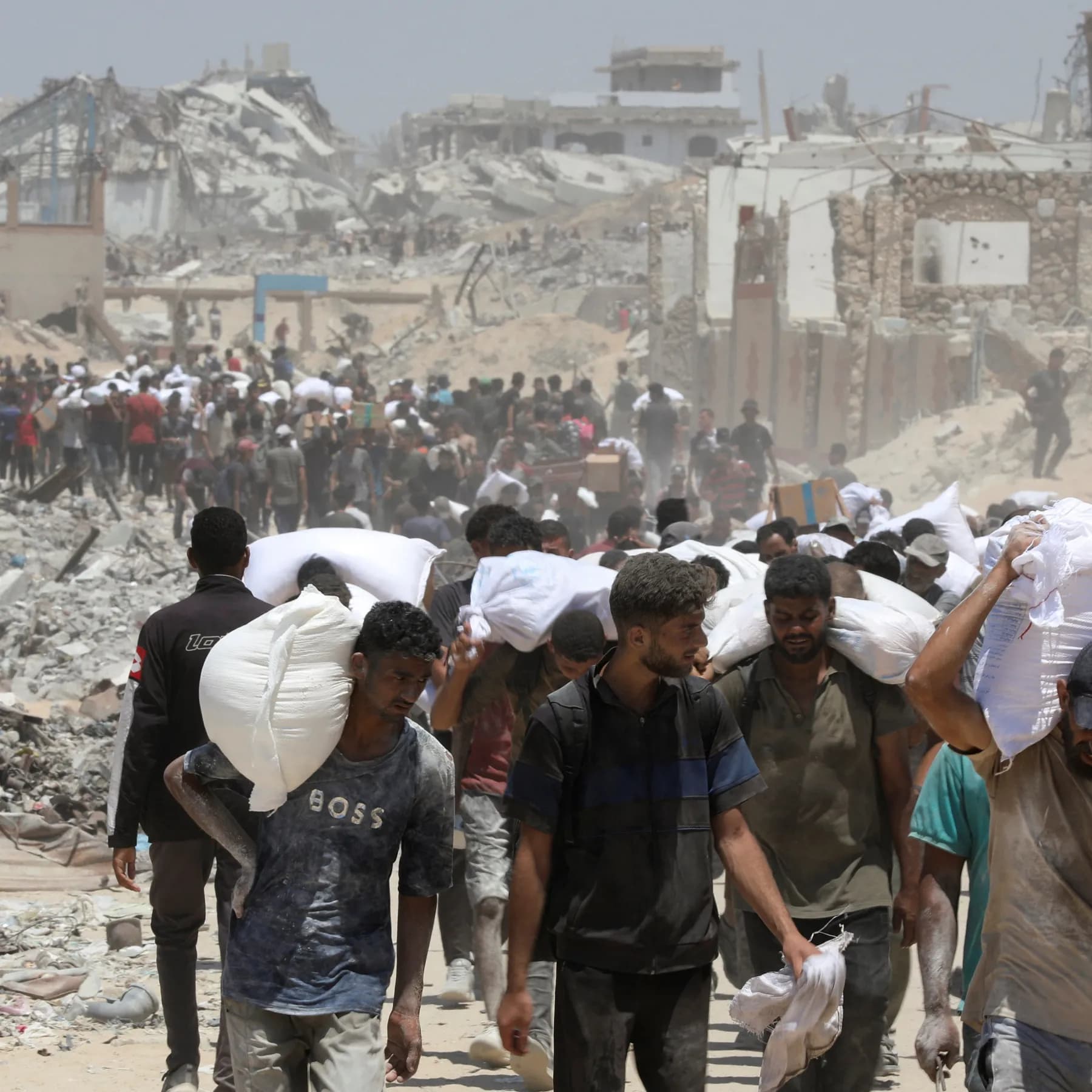 Gaza Leaders Call for Starvation Netanyahu Warns of Migration