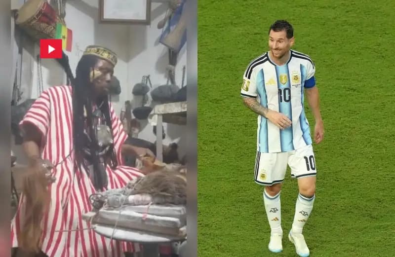 Ghanaian sorcerer warns Messi with powder