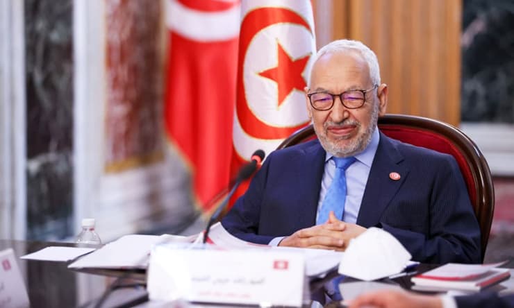Rachid Ghannouchi Hospital Visit