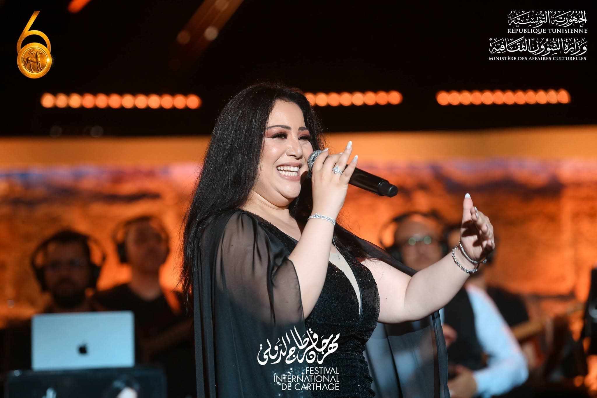 Yousra Mehnyosh Post-Concert in Carthage