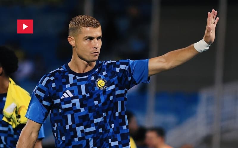 رونالدو يغضب بعد تبديله أمام الاتفاق