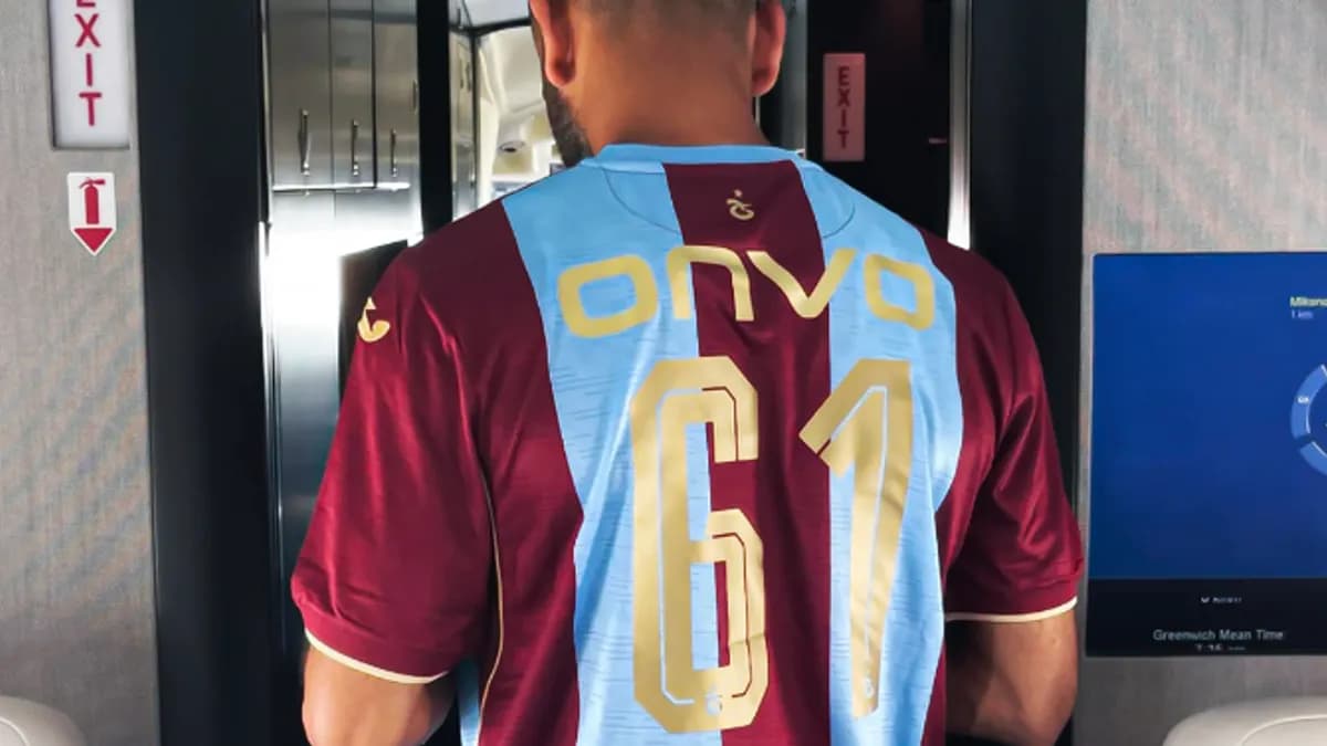 Mohamed Salah's shirt number 61 in Trabzon