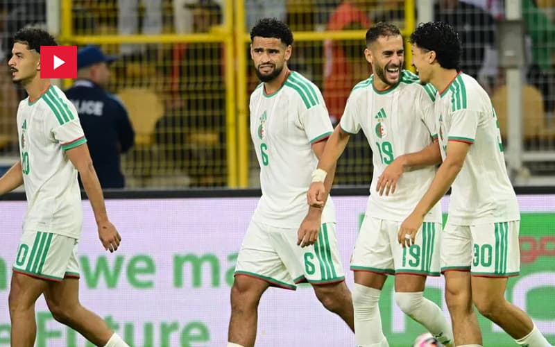 Algeria wins 3-0 over Zambia in AFCON qualifiers