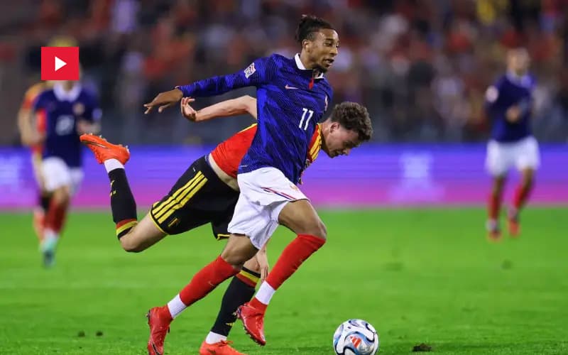 France clinches key win over Belgium